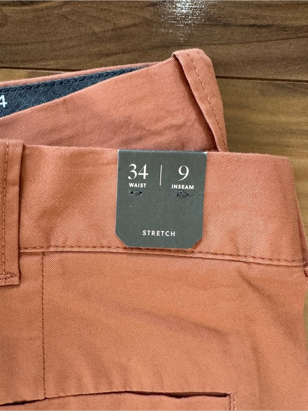 J. Crew Salmon Pink Flat Front Chino Shorts - Picture 3 of 3